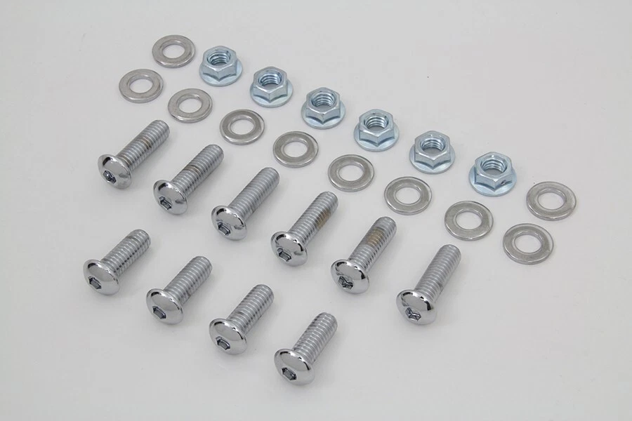 Kit de montaje de puntal para guardabarros trasero Harley FLST FXST cromo V-Twin 2044-26 00-2003 Y3 Foto 3 de 4
