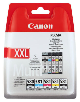 Canon 5x Original Patronen XXL Pixma TS 6350 TS 6351 TS 8350 TS 8351 im Set