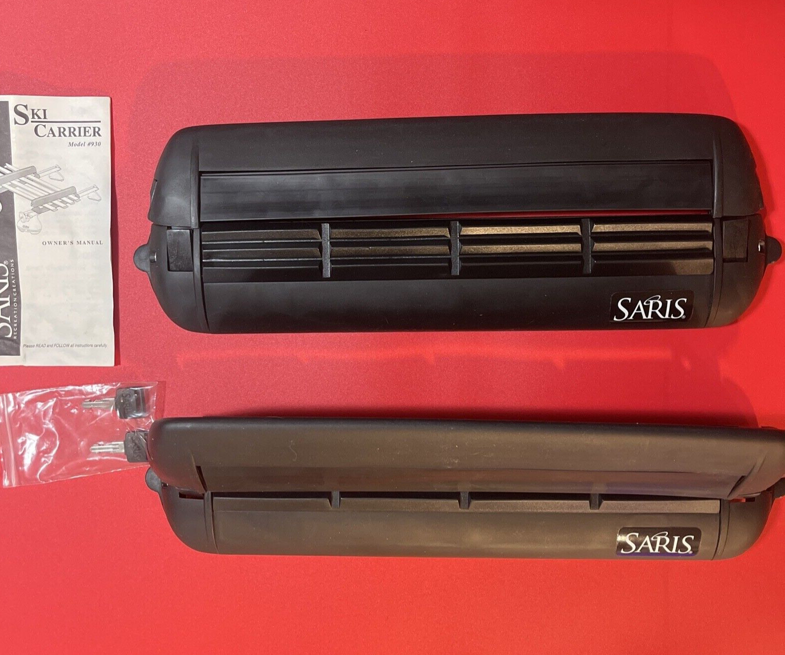 Saris Ski Snowboard Carrier Model 930 Locking NIB 20"x6.5"