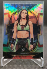 2023 Panini Select WWE Silver Prizm #35 Katana Chance wrestling card