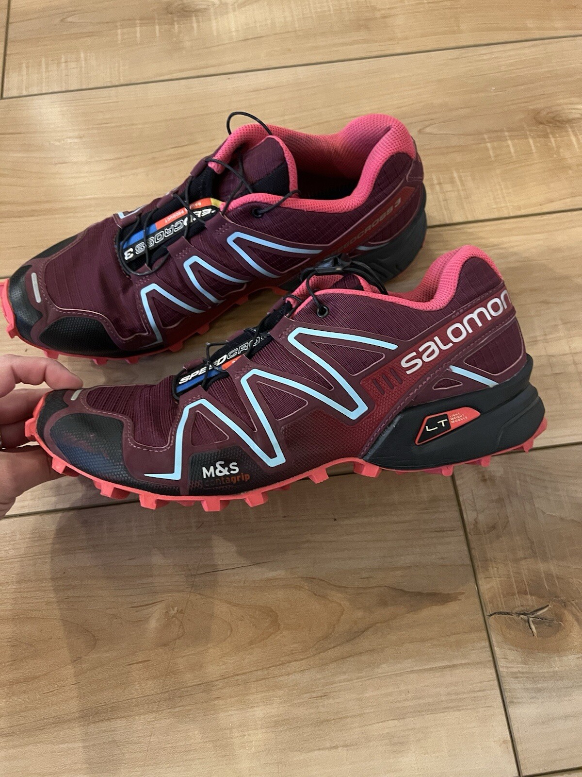 Scarpa da trail running Salomon Speed Cross 3 donna US 10 rosa