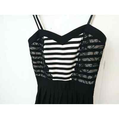 Maurices NWT WM XS Dress Fitted Top Flowy Bottom Black White Stripes Straps | eBay Maurices NWT WM XS Dress Fitted Top Flowy Bottom Black White Stripes Straps | eBay