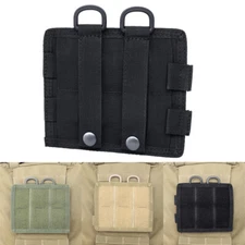 Outdoor Hook & Loop Nylon Magazine Pouch Mag Holder Molle Patch Board Panel