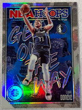 Luka Doncic 2019-20 Hoops Premium Stock GET OUT OF THE WAY - SILVER HOLO #1
