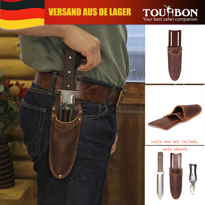 TOURBON Leder Gartenkelle Gartenschere Gürtelholster Werkzeuge Etui Damen/Herren