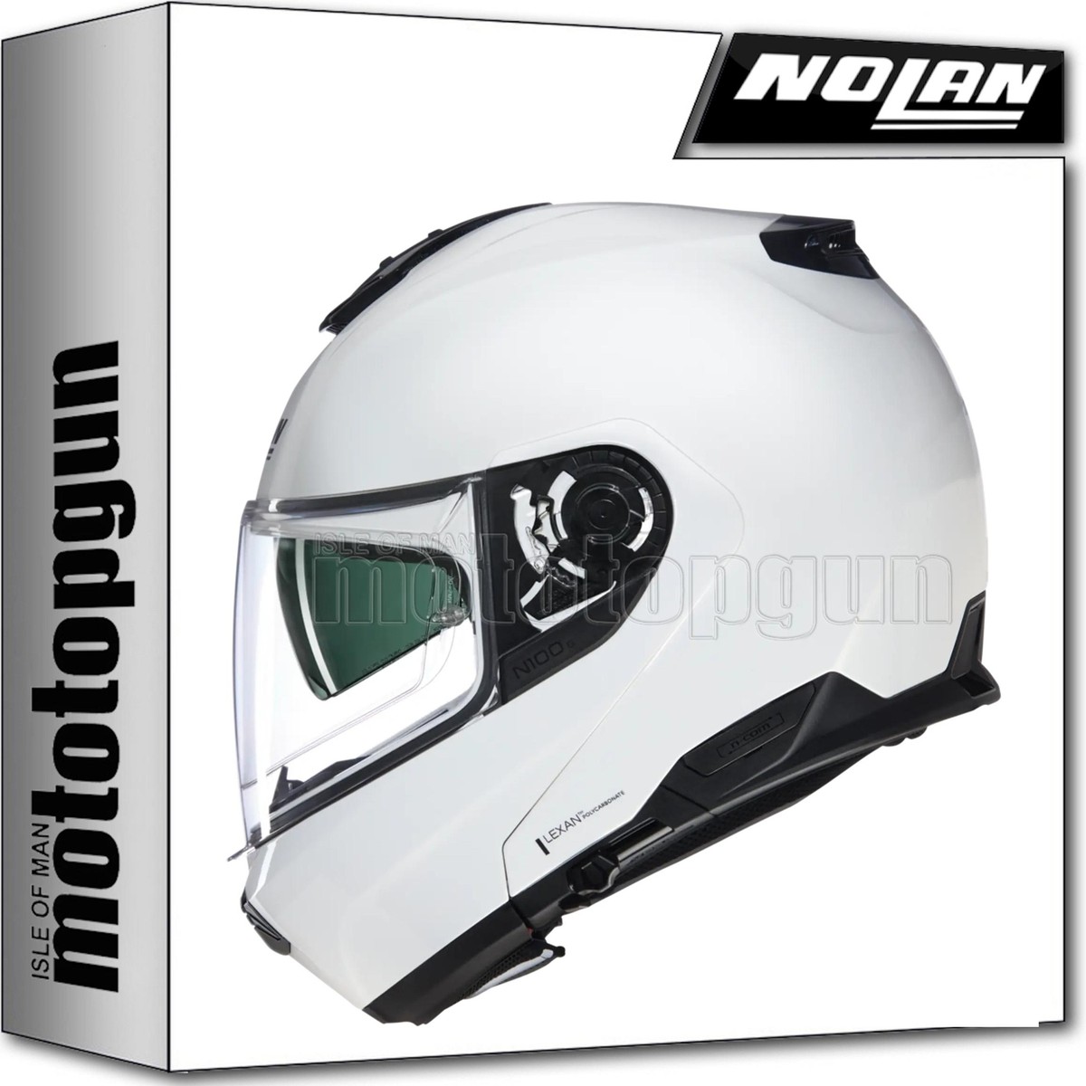 nolan flip-up helmet N100-5 Classic N-COM Lava Grey Matt Helmet Sun Visor (XXS 54) Automotive The ultra Nolan N120 Nolan Flip Up