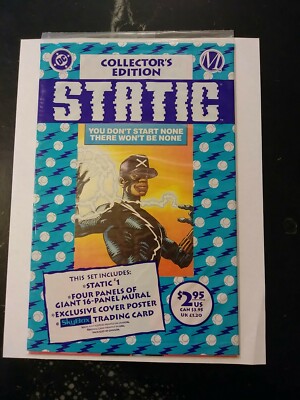 Static #1 Collector's Edition MINT 10.0 still sealed 1st app. Static HOT  KEY 