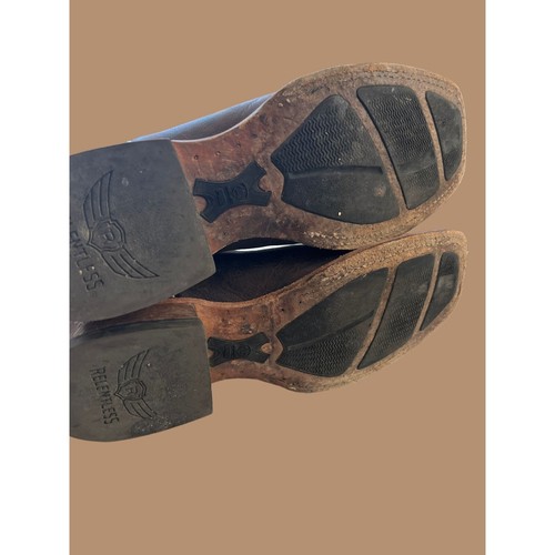 Ariat Relentless Record Breaker Boots 10025185 Size 9.5 D Lightweight Safety Squ - Picture 7 of 8