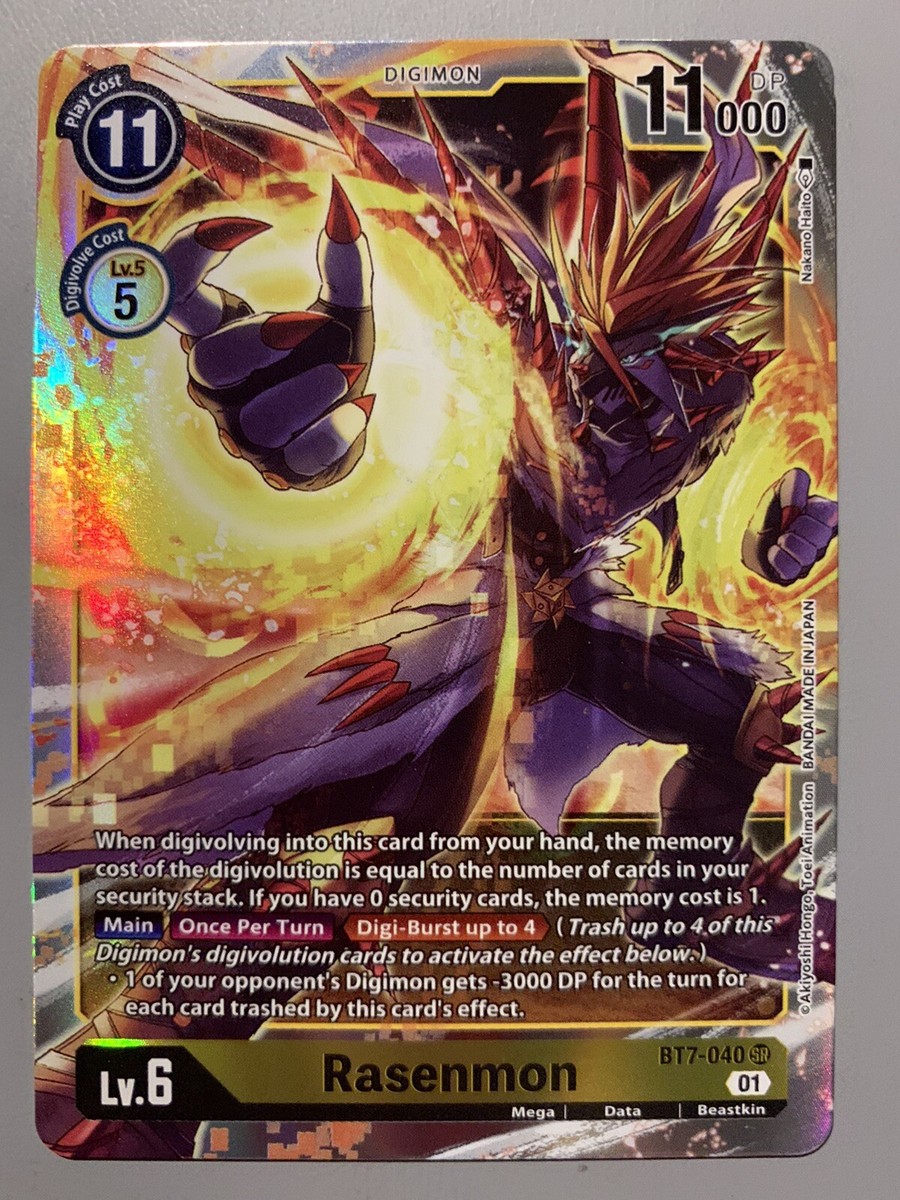 DIGIMON CARD GAME RASENMON (DIGIMON YELLOW) BT7-040 SR (ENGLISH VERSION) | eBay DIGIMON CARD GAME RASENMON (DIGIMON YELLOW) BT7-040 SR (ENGLISH VERSION) | eBay