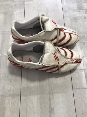 Adidas Predator Absolute White Red Football Soccer Cleats US8 1/2