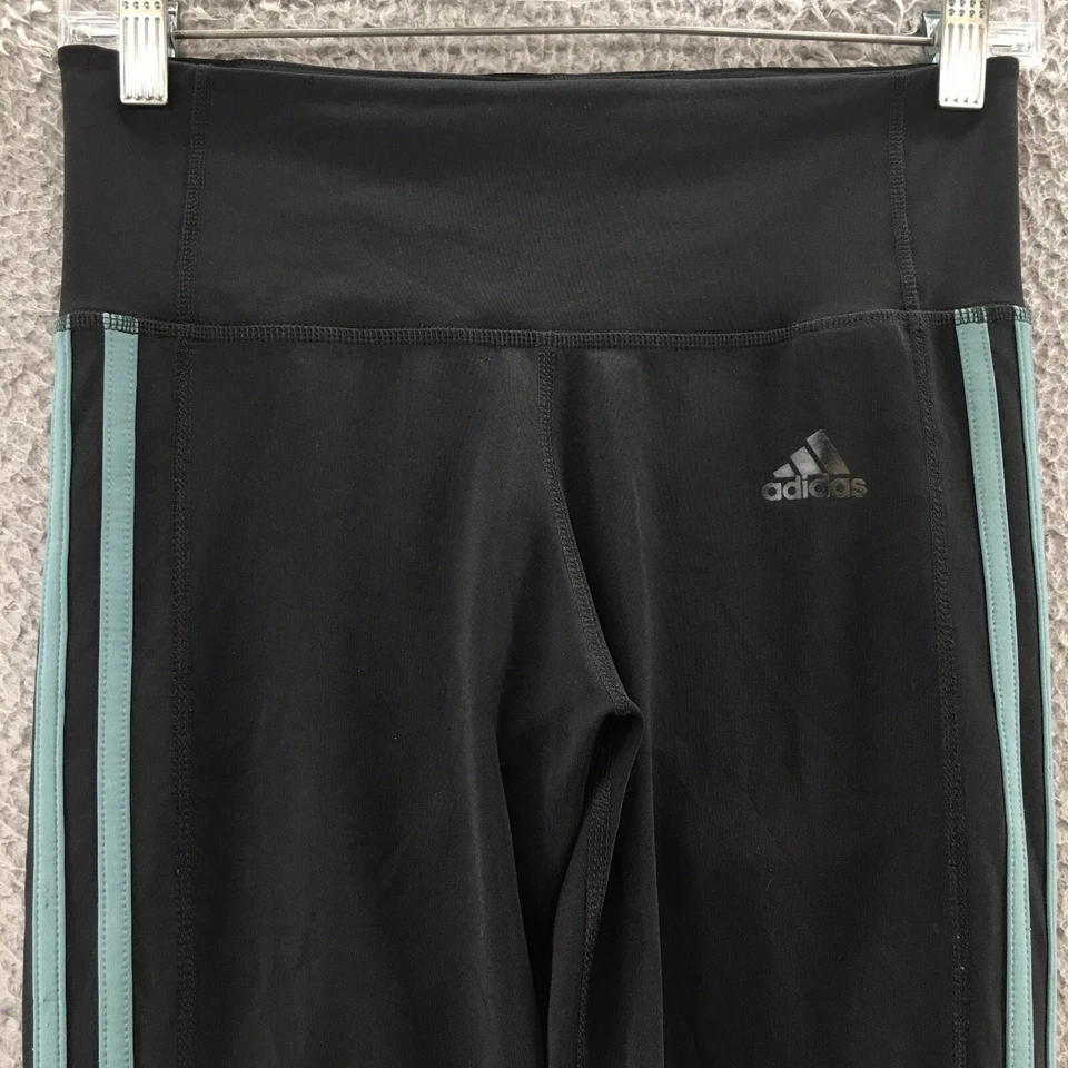 Леггинсы женские Adidas Climate маленькие (фактические 28x31) черные со средней посадкой эластичные на талии - Изображение 2 из 4