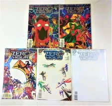 Zero Hour Crisis in Time #4 3 2 1 0 Parallax VS The JLA 5 BOOK DC Modern Age LOT