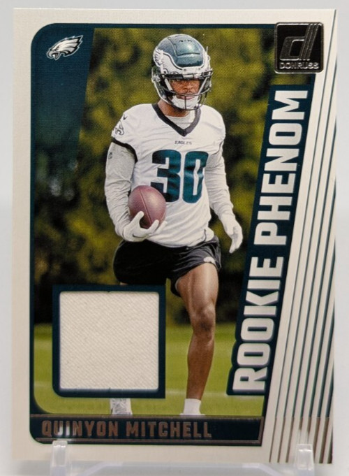 2024 Panini Donruss Quinyon Mitchell Rookie Phenom RC Patch #RPJ-QMI - Eagles