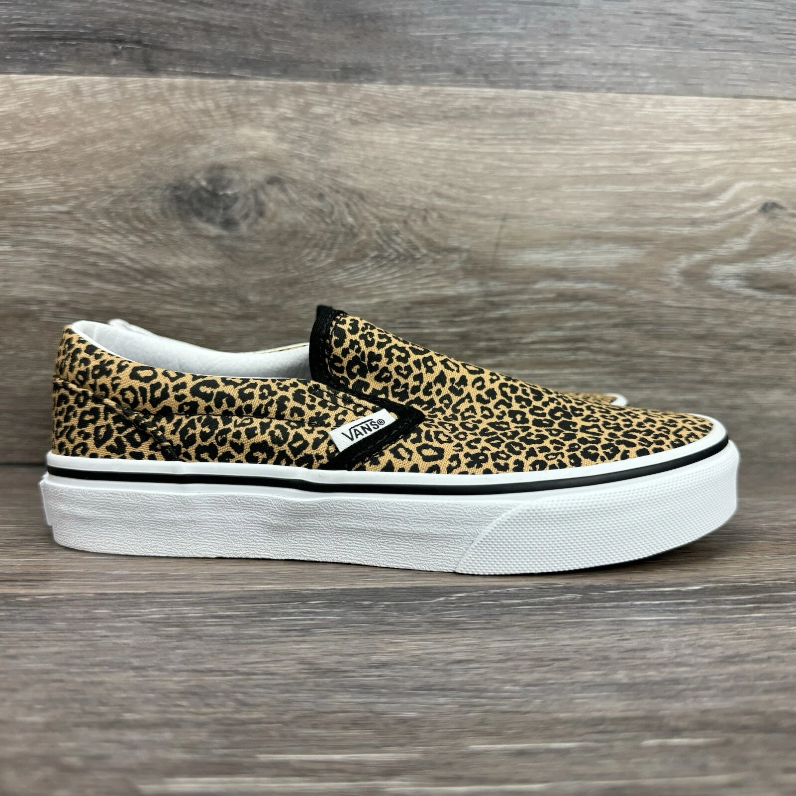 Scarpe Vans giovani 2 5 leopardate stampa animalier sneakers classiche slip on skater