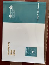 uso e manutenzione Mercedes G 240 D e G 300 D