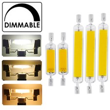 1x 10x 6W 12W 25W Dimmable R7s LED COB Bulbs 78mm 118mm Replace Halogen Lamps
