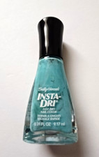 SALLY HANSEN INSTA-DRI Nail Polish 425 BLUE-AWAY - Fast Drying Polish BRAND NEW