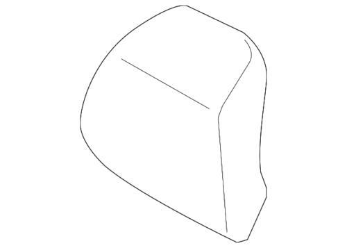 Conjunto de reposacabezas delantero izquierdo/derecho para Ford Fusion 2013-2016 (N/P DS7Z-54611A08AD)