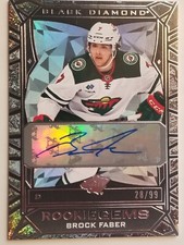 2023-24 Upper Deck Black Diamond Rookie Gems Brock Faber Auto /99 SP