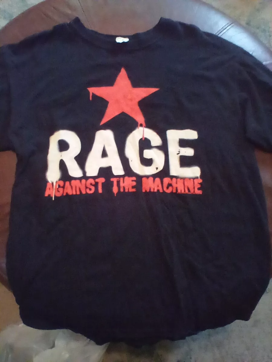Rage against the machine store red star t shirt