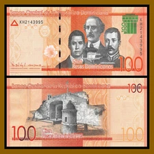 Dominican Republic 100 Pesos Dominicanos, 2017 (2018) P-New New 100 Hologram Unc