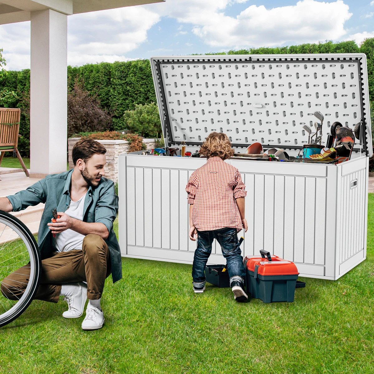 Outdoor storage sale box for toys
