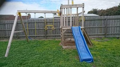 Kids Cubby House And Swing Set Toys Outdoor Gumtree