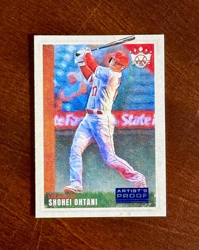 2022 Diamond Kings Artist Proof Blue #126 Shohei Ohtani SP Parallel HOF HOT Card