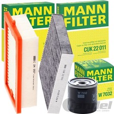 MANN FILTER INSPEKTIONSPAKET passend für NISSAN MICRA 5 V K14 	1.5 DCI 90 PS