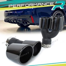 Auspuff Endrohr Auspuffblenden Schwarz f�r BMW 5er G30 G31 M-Sport Paket ab 2017