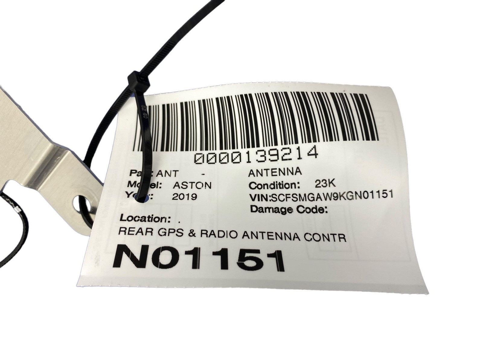 2019 - 2023 ASTON MARTIN VANTAGE OEM REAR GPS & RADIO ANTENNA CONTROL MODULE