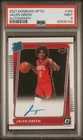 Jalen Green - 2021-22 Panini Donruss Optic Rated Rookie On-Card Autograph PSA 9