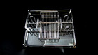 Vintage Barclay & Geneve Silverplated Lucite Acrylic Base Buffet Flatware Caddy — photo 2