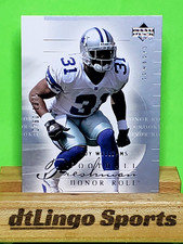 2002 Upper Deck Honor Roll ROY WILLIAMS #168 Cowboys Freshman ROOKIE CARD /1375