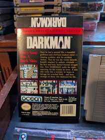Darkman Nintendo NES Completo en Caja con Inserciones de P&oacute;ster Manual Casi Nuevo Funciona Excelente