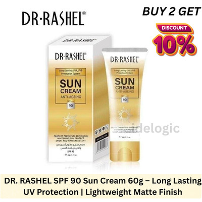 Dr Rashel Sun Cream Anti-Ageing SPF90 Long Lasting UVA UVB Protection Non-greasy