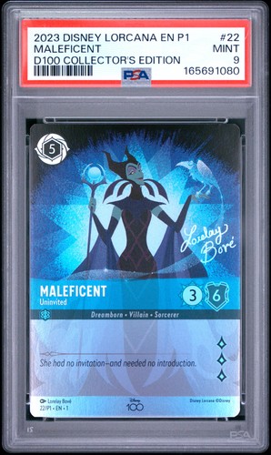 Maleficent - Uninvited graded PSA 9 for sale on eBay