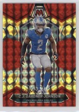2024 Panini Mosaic Choice Fusion Red & Yellow Prizm /80 CJ Gardner-Johnson 0pm