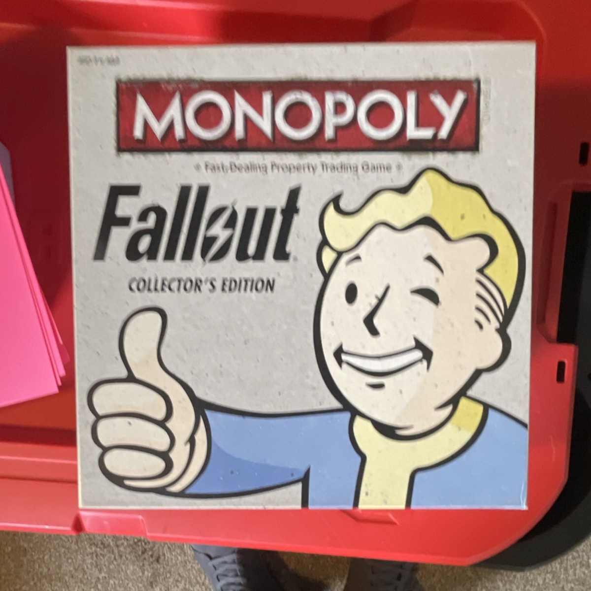 MONOPOLY Fallout Collector's Edition Board Game Finance Theme