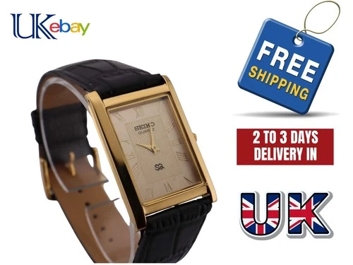 Vintage Seiko Slim Quartz  Men's Wrist Watch - Comes With New Battery, New Strap