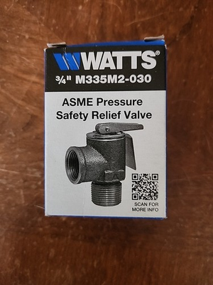 #ad #ad NEW Watts 3 4 M335M2 030 Pressure Safety Relief Valve Bronze $30.95