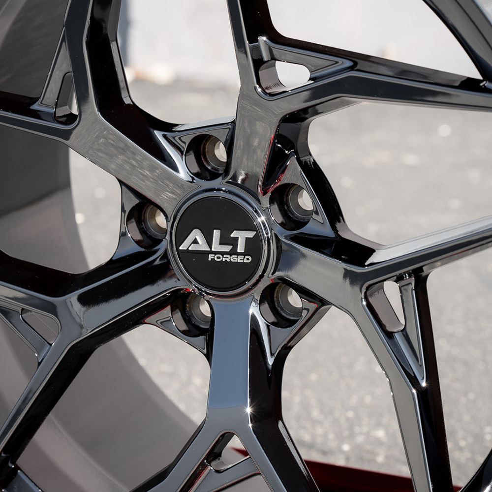 20"/21" ALT Forged ALT12 Black Chrome PVD Wheels for Audi R8 (2016–2025+)