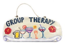Tiki Bar Group Therapy with Hibiscus Happy Hour Sign 16 in snd25076