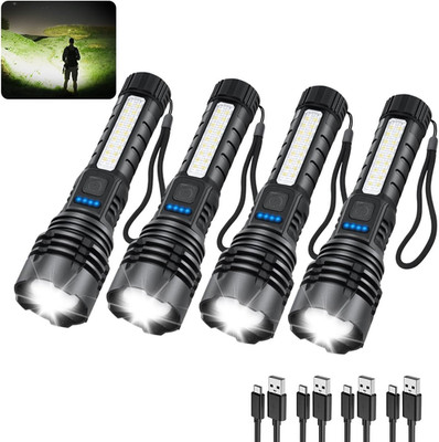 Rechargeable Flashlights High Lumens, 7Mode Flashlights Rechargeable, Super Brig