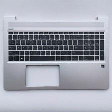 New Palmrest No-Backlit Keyboard For HP ProBook 450 G6 450 G7 L45091-001 Silver