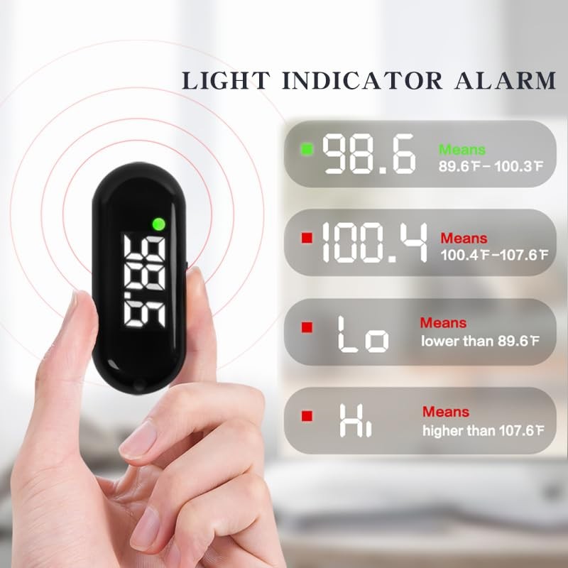 Medical Forehead Thermometer, Rechargeable Thermometer for Adults and Kids, P...