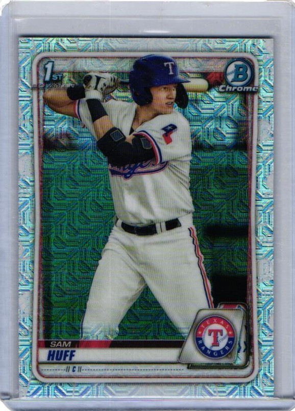 2020 Bowman - Chrome Prospects Sam Huff #BCP-33 Mojo Refractor (RC)