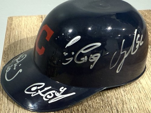 Cleveland Indians 2016 World Series Auto Mini Casco Rajai Davis, Coco Crisp - Foto 2 di 4