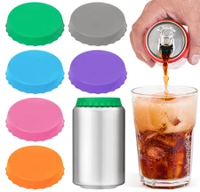 6X Silicone Soda Can Cover Top Lid Beer Beverage Juice Can Cover Drink Protector