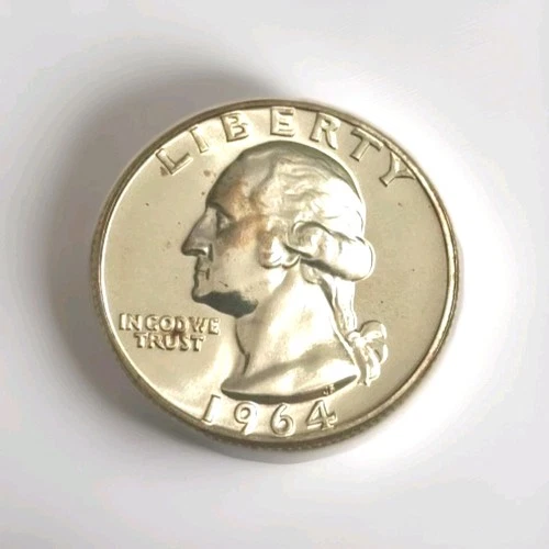 1964-P Washington Silver Quarter Gem Proof 90% SILVER And Last Silver Quarter